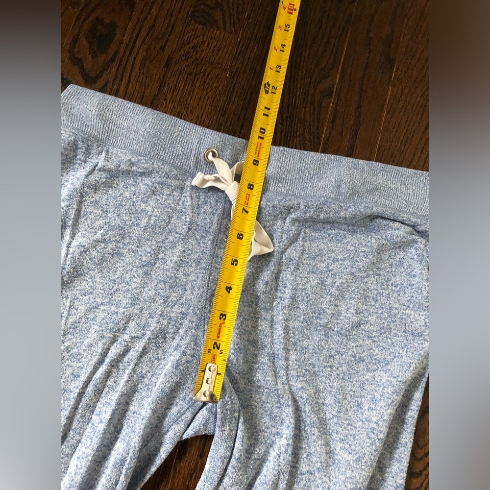 J. Crew Women’s M Heathered Light Blue Mid-Rise Sweatpants Pants - Picture 7 of 12